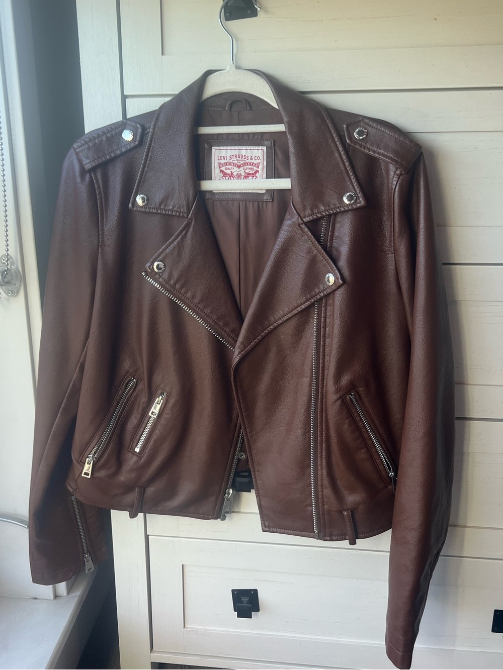 Levi Strauss Brown Leather Jacket